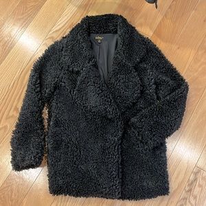 Audrey 3+1 Sherpa open front jacket